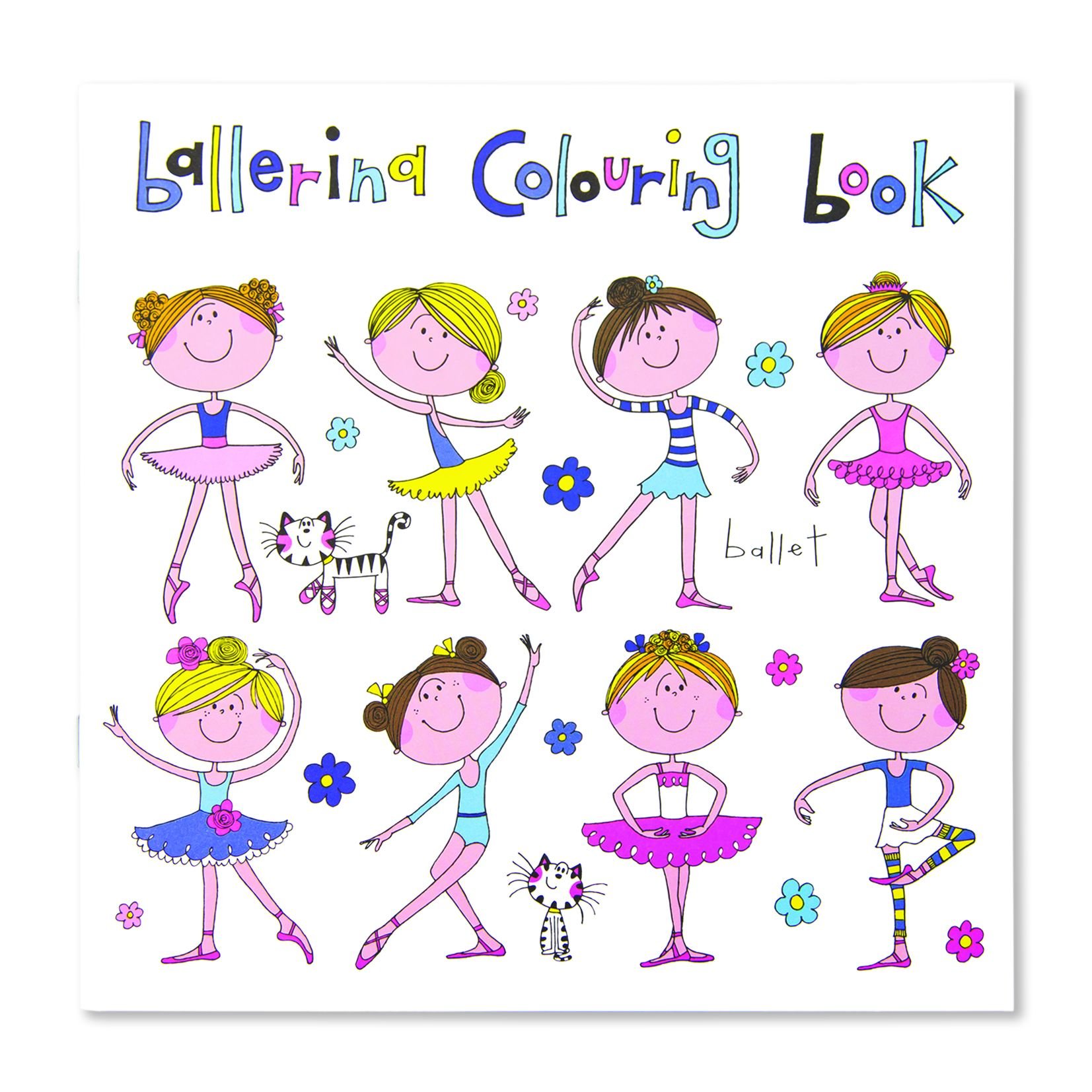 Rachel Ellen Design Boyama Kitapları / Ballerina