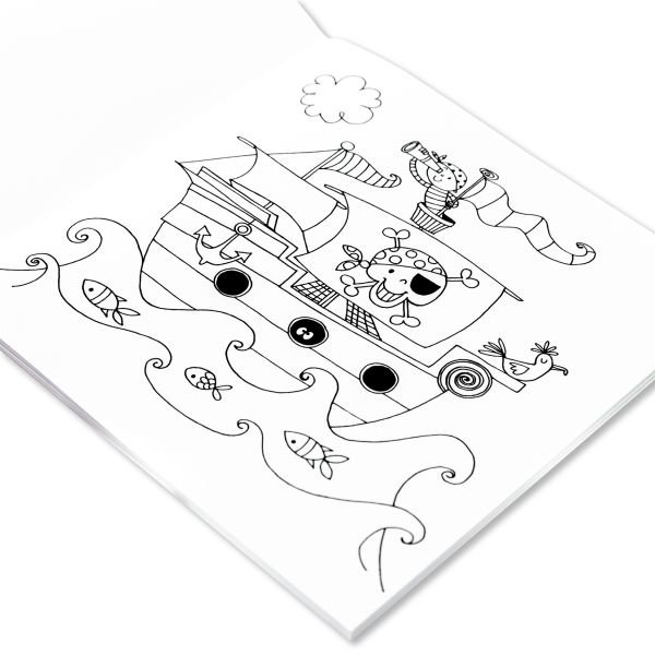 Rachel Ellen Design Boyama Kitapları / Pirate