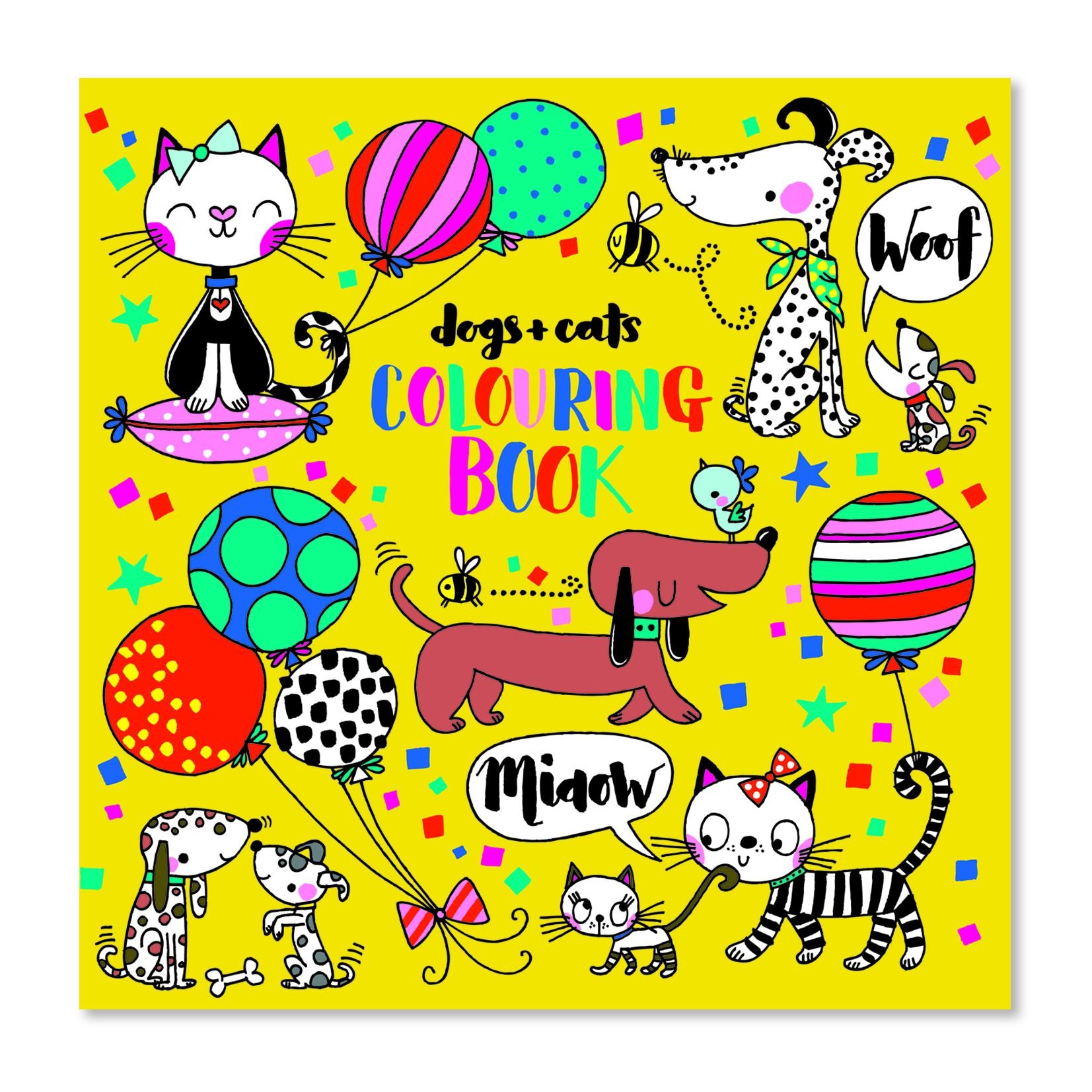 Rachel Ellen Design Boyama Kitapları / Dogs & Cats
