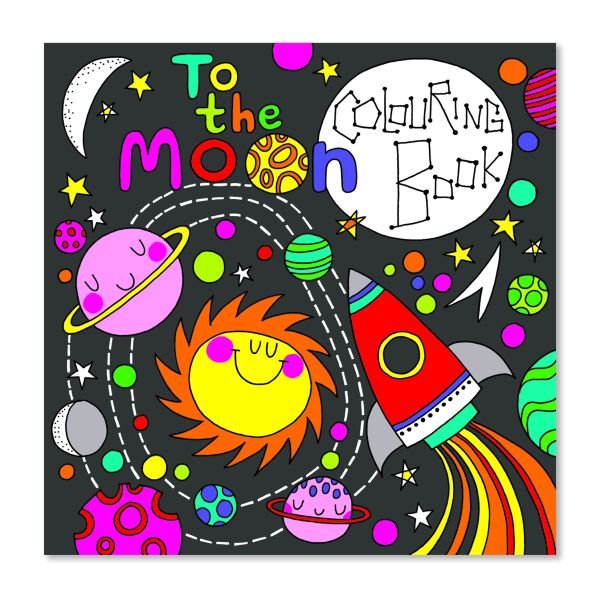 Rachel Ellen Design Coloring Books / To The Moon