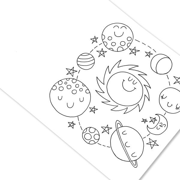 Rachel Ellen Design Coloring Books / To The Moon