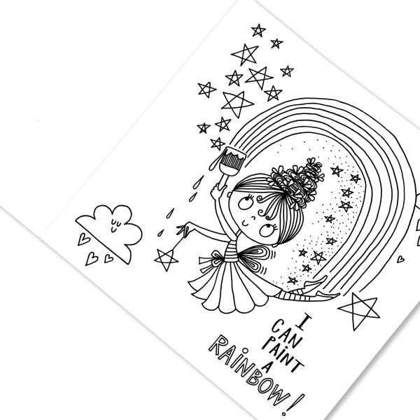 Rachel Ellen Design Boyama Kitaplarıı / Magical Fairies
