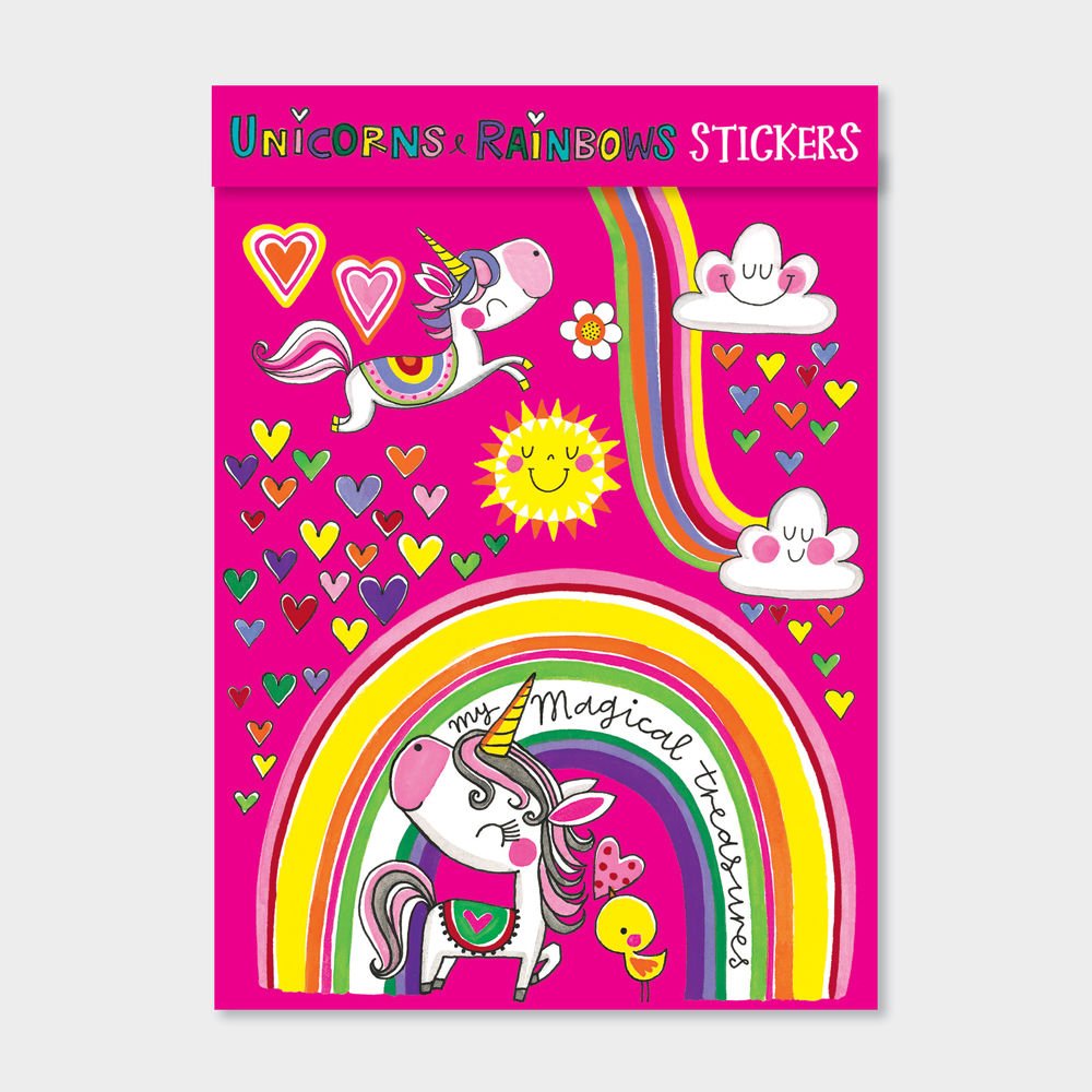 RACHEL ELLEN Sticker Set / Unicorns & Rainbows