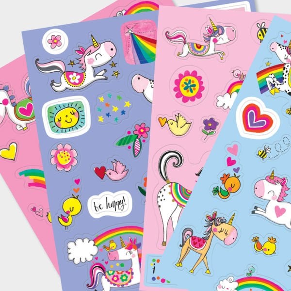 RACHEL ELLEN Sticker Set / Unicorns & Rainbows