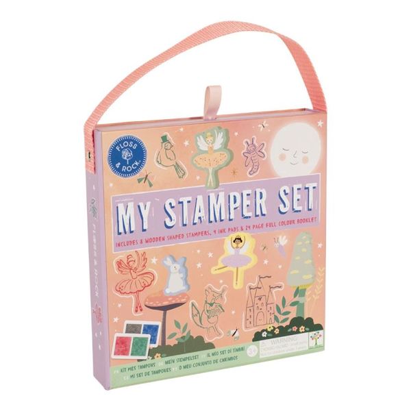 Floss & Rock Stamper Wood Stamp Set / Enchanted
