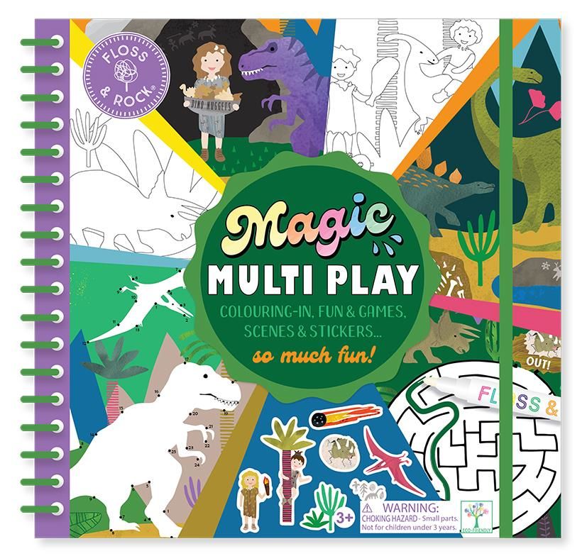 Floss & Rock Water Magic Multi Game Set / Dino