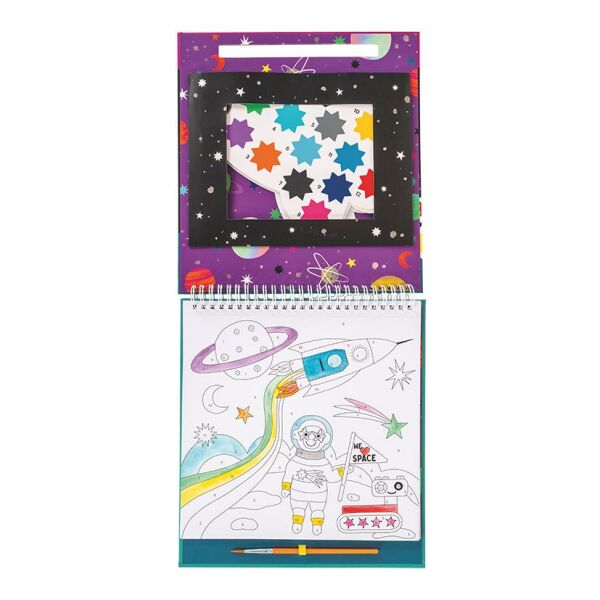 Floss & Rock Sayılarla Sulu Boyama Kitapları / Space