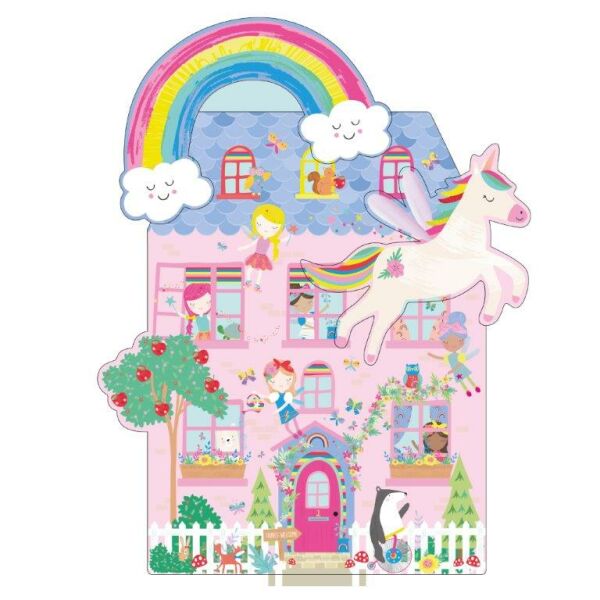 FLOSS & ROCK 3'ü 1 Arada - 100 Parça Yap - Boz / Rainbow Fairy