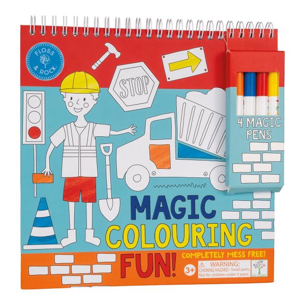 Floss & Rock Magic Coloring Books / Construction