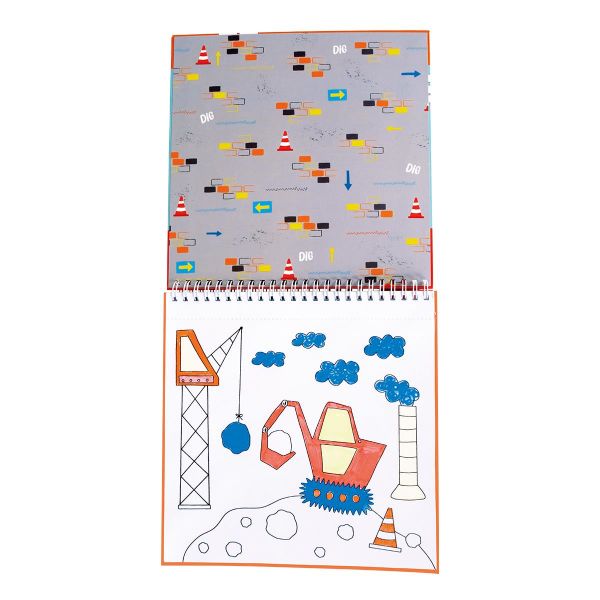 Floss & Rock Magic Coloring Books / Construction