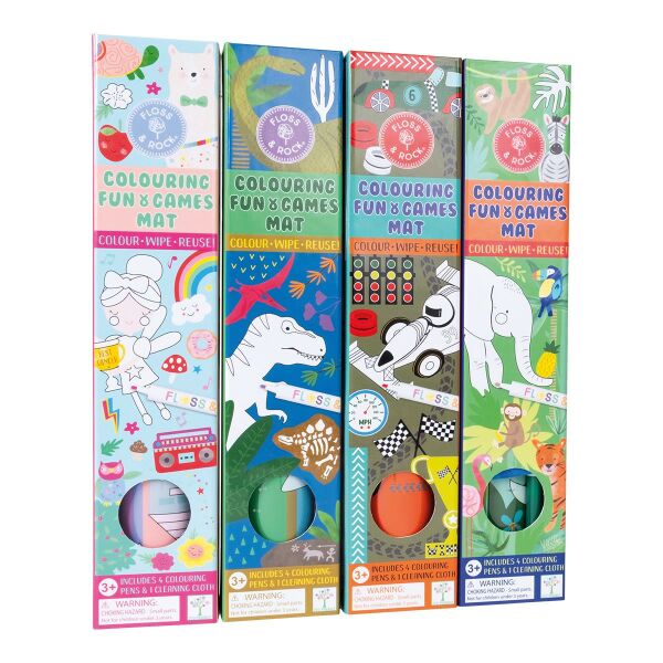 Floss & Rock Boyanabilir Oyun ve Aktivite Matı / Rainbow Fairy
