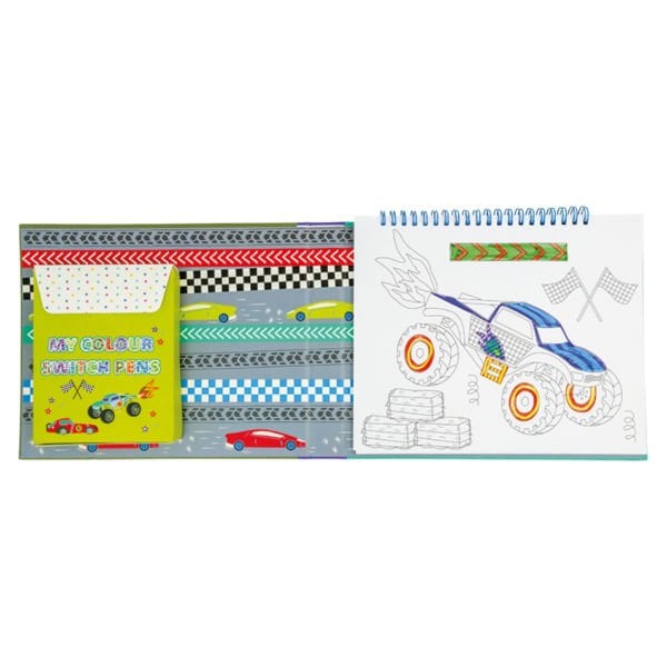 Floss & Rock Renk Değiştiren Sihirli Aktivite Kitabı / Cars