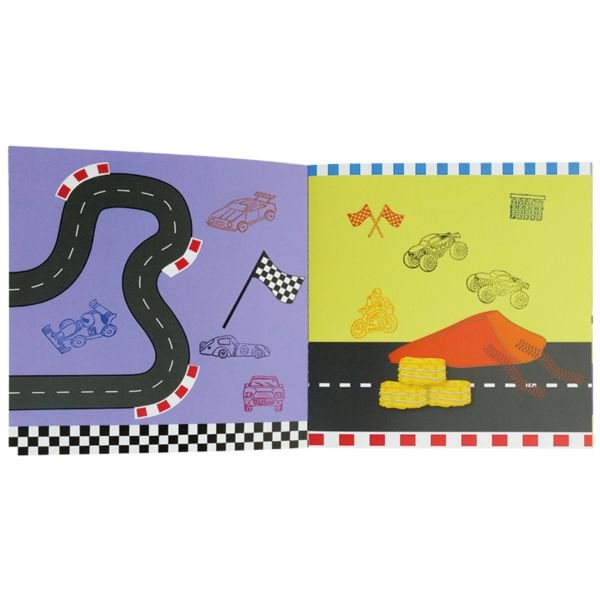 FLOSS & ROCK Stamper Ahşap Baskı Seti / Cars