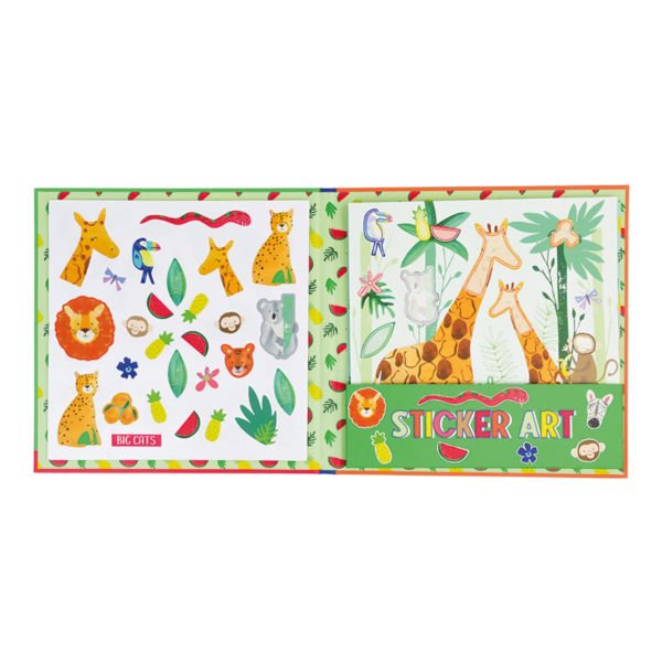 Floss & Rock Kokulu Sticker Aktivite Kitabı / Jungle