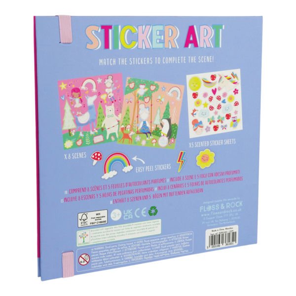 Floss & Rock Kokulu Sticker Aktivite Kitabı / Rainbow Fairy