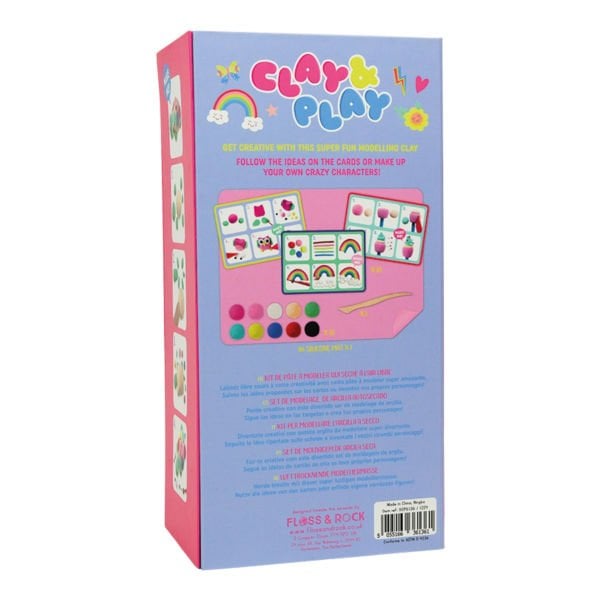 Floss & Rock Clay And Play Hava İle Kuruyan Kil Seti/ Rainbow Fairy