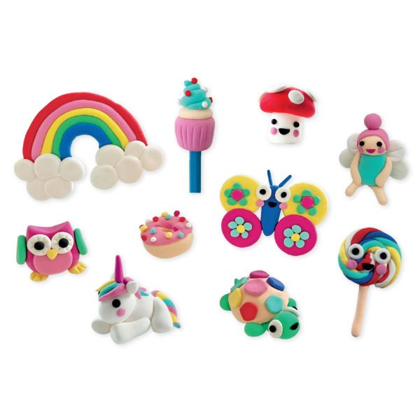 Floss & Rock Clay And Play Hava İle Kuruyan Kil Seti/ Rainbow Fairy