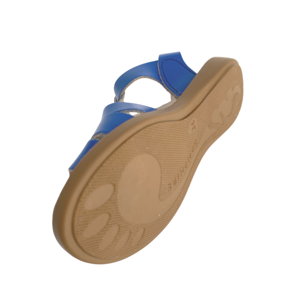 Samphire Earwyn Ruvex Cobalit - Dark Blue Leather Kids Sandals