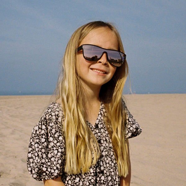 Roshambo Eyewear Vadder Sunglasses / Blue Lens / M