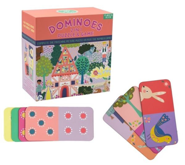 FLOSS & ROCK Çift Taraflı Domino Kartları / Fairy Tale