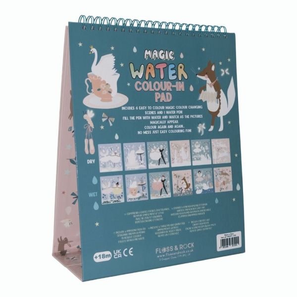 FLOSS & ROCK Renk Değiştiren Water Magic Boyama Kitabı / Enchanted *Yeni*