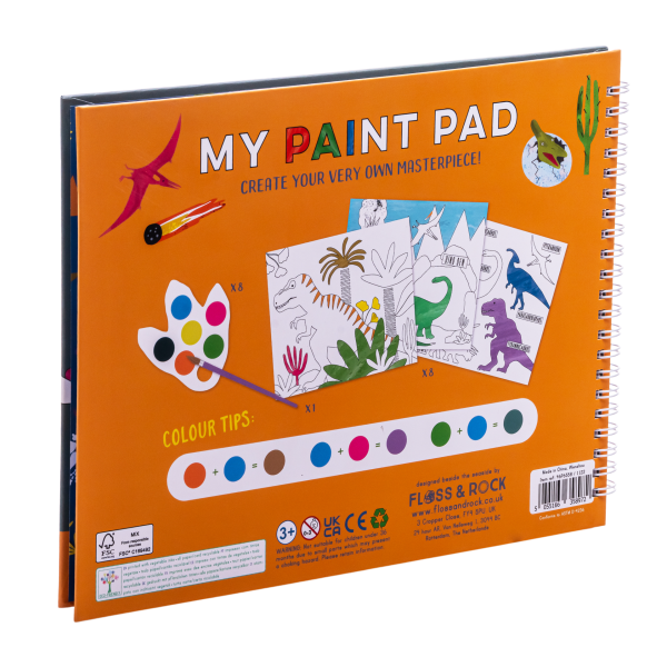 Watercolour Coloring Book / Dino *NEW*