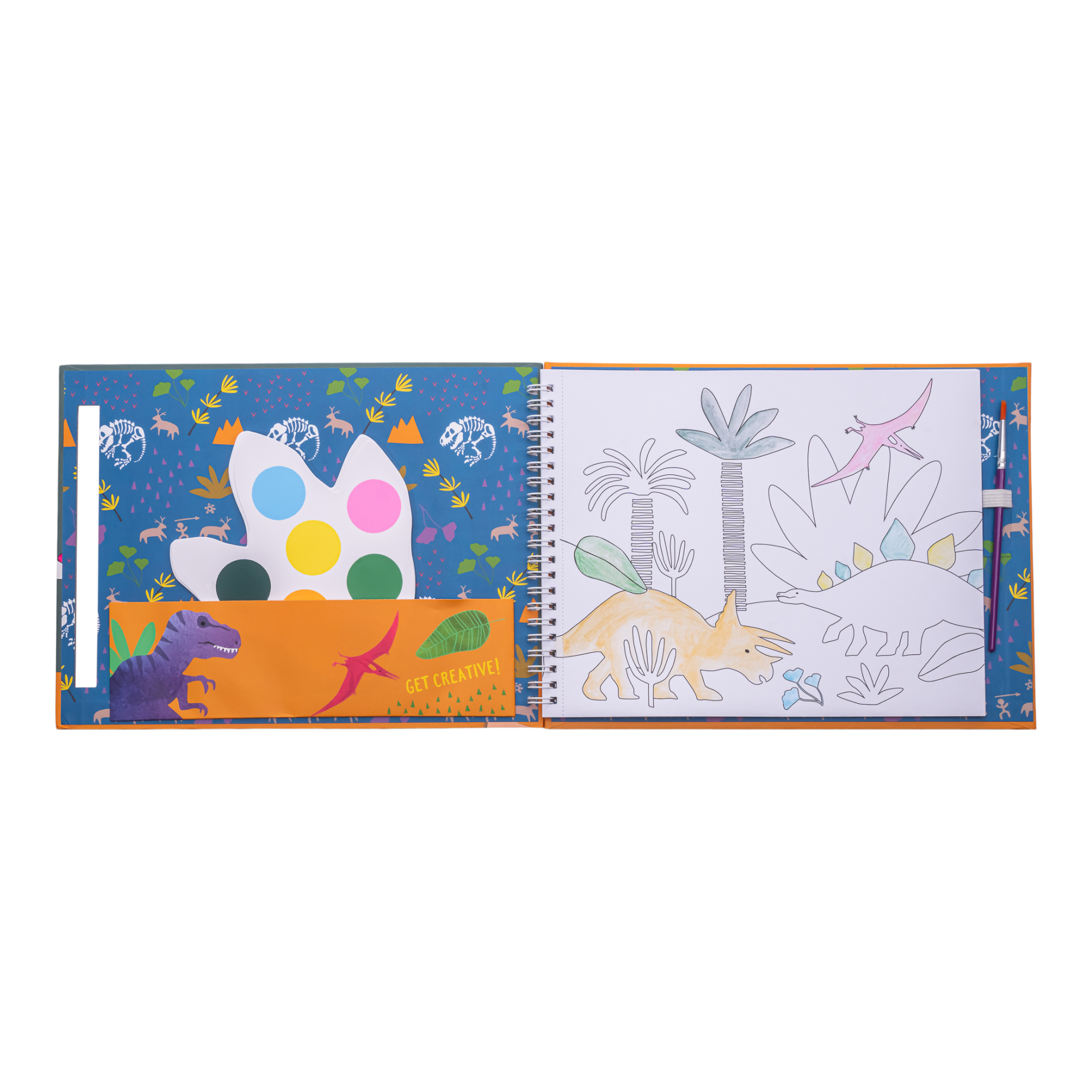 Watercolour Coloring Book / Dino *NEW*