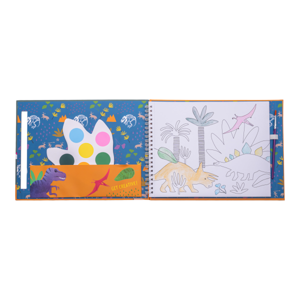 Watercolour Coloring Book / Dino *NEW*