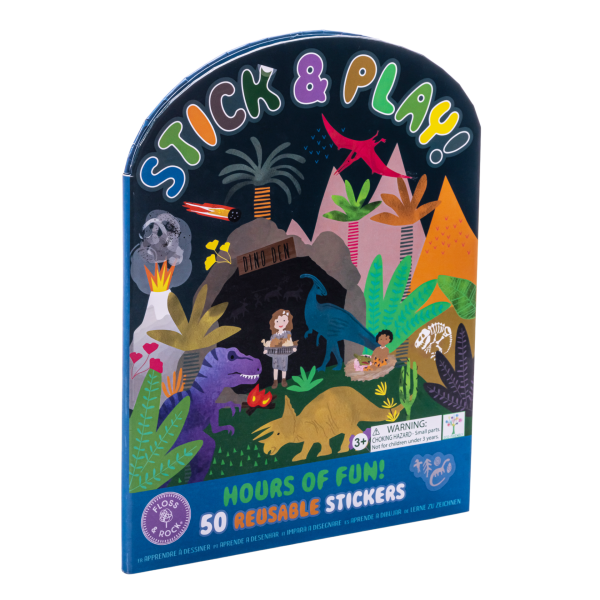 FLOSS & ROCK Tak Çıkart Sticker Oyun Sahnesi / Dino *YENİ*