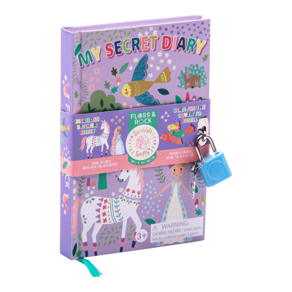 FLOSS & ROCK Scented Locked Diary / Fairy Tale *NEW*
