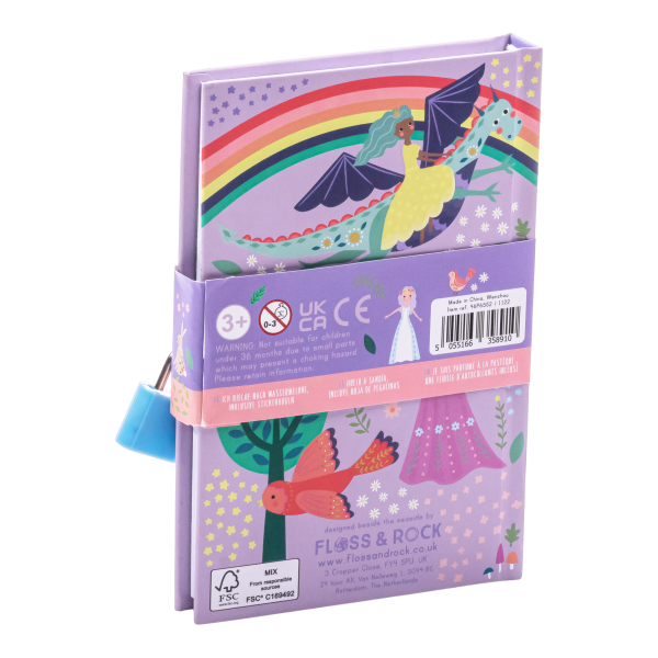 FLOSS & ROCK Scented Locked Diary / Fairy Tale *NEW*
