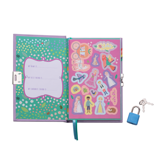 FLOSS & ROCK Scented Locked Diary / Fairy Tale *NEW*