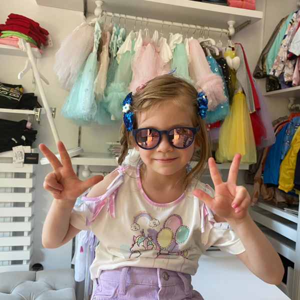 Roshambo Eyewear Simon / Rose Gold Lens / R - Toddler (2-4 Yaş)