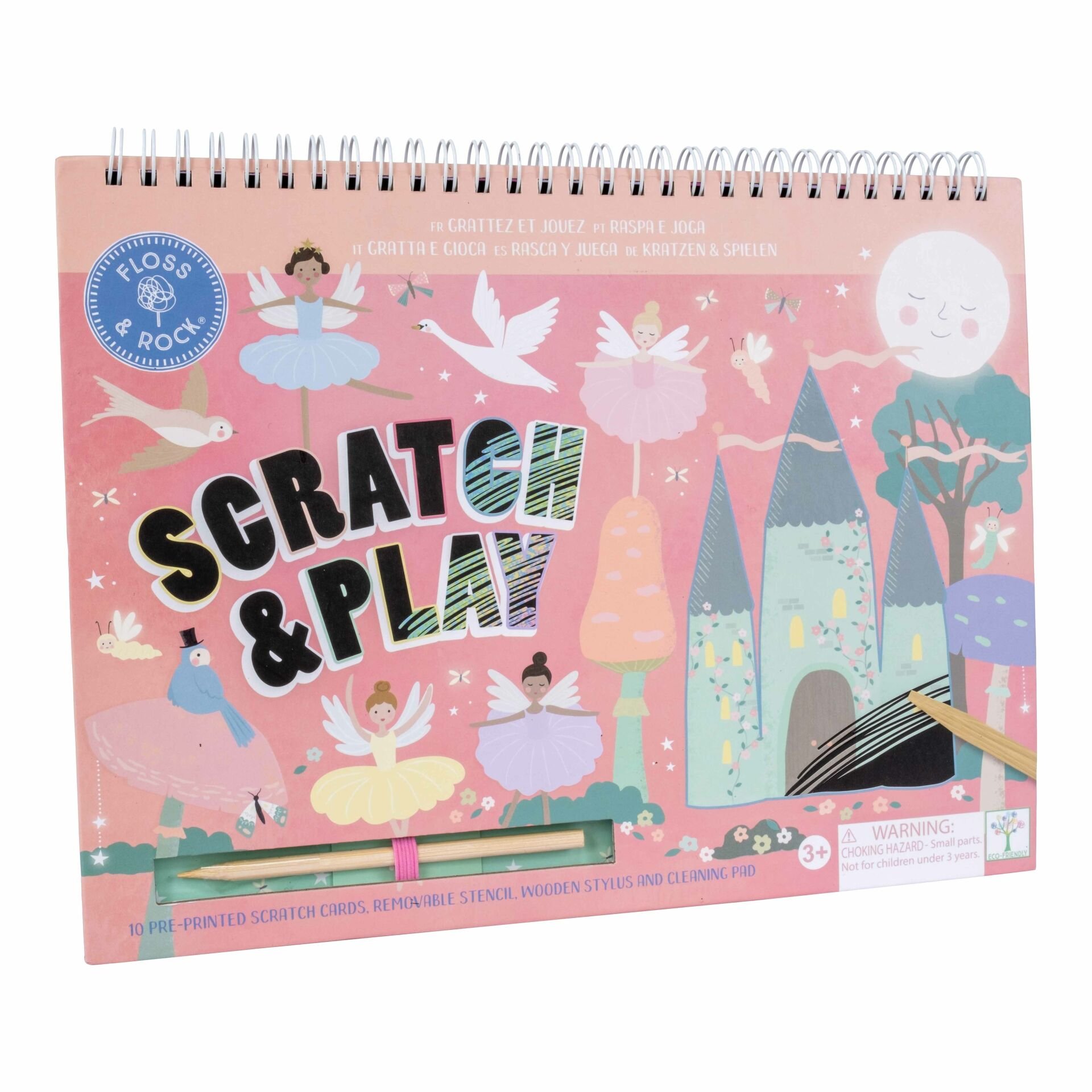 FLOSS & ROCK Scratch and Play Activity Book / Enchanted *NEW*