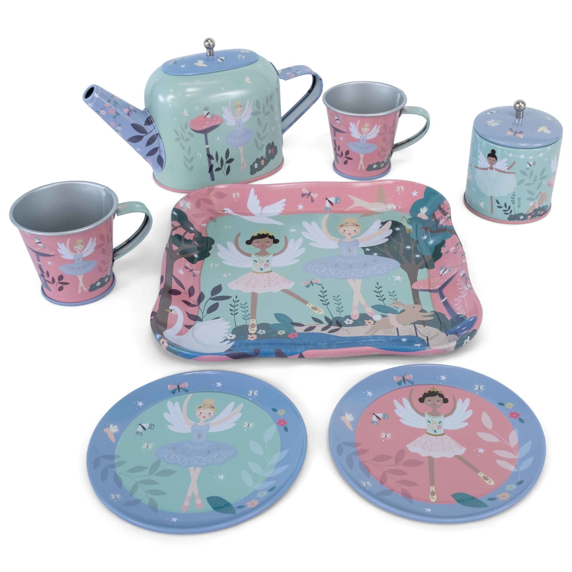 FLOSS & ROCK 9 Piece Tea Set/Enchanted