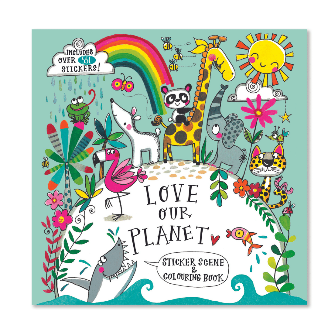 RACHEL ELLEN Sticker Boyama Kitabı  / Love our Planet